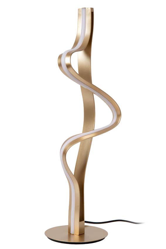 Lucide Premium Lambada - Tafellamp - LED Dimb. - 1x19W 2700K - Mat Goud / Messing Lucide Premium Lambada - Tafellamp - LED Dimb. - 1x19W 2700K - Mat Goud / Messing