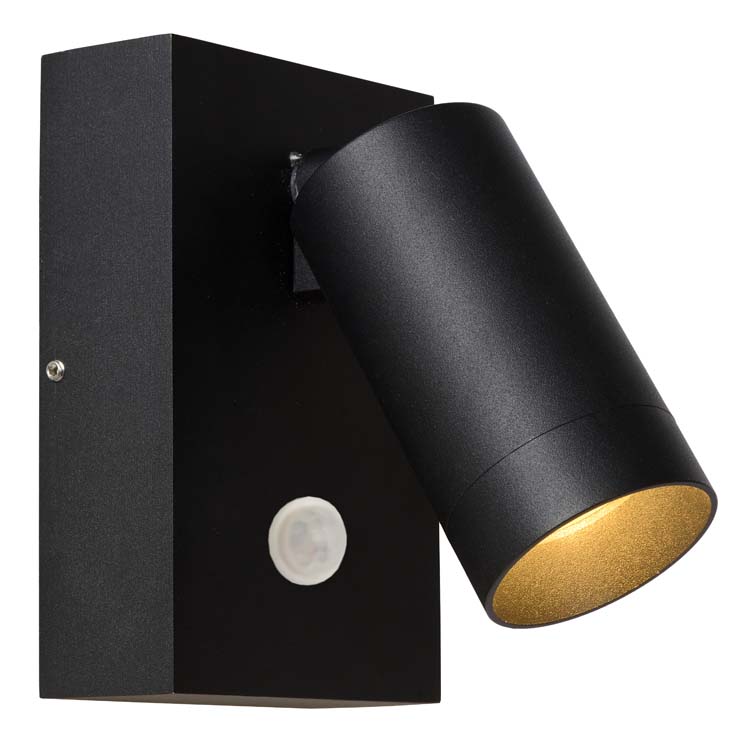 TAYLOR Wandspot 1xGU10/50W Zwart IP44
