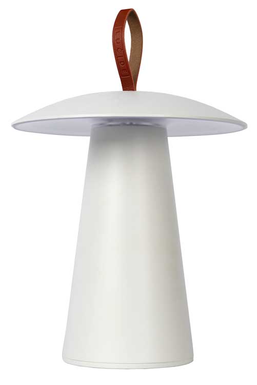 Lucide LA DONNA - Lampe de table Extérieur - Ø 19,7 cm - LED Dim. - 1x2W 2700K - IP54 - Blanc
