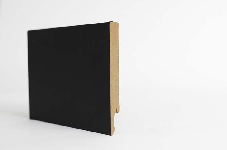 Plint Line Up decor 14x120x2400 - zwart
