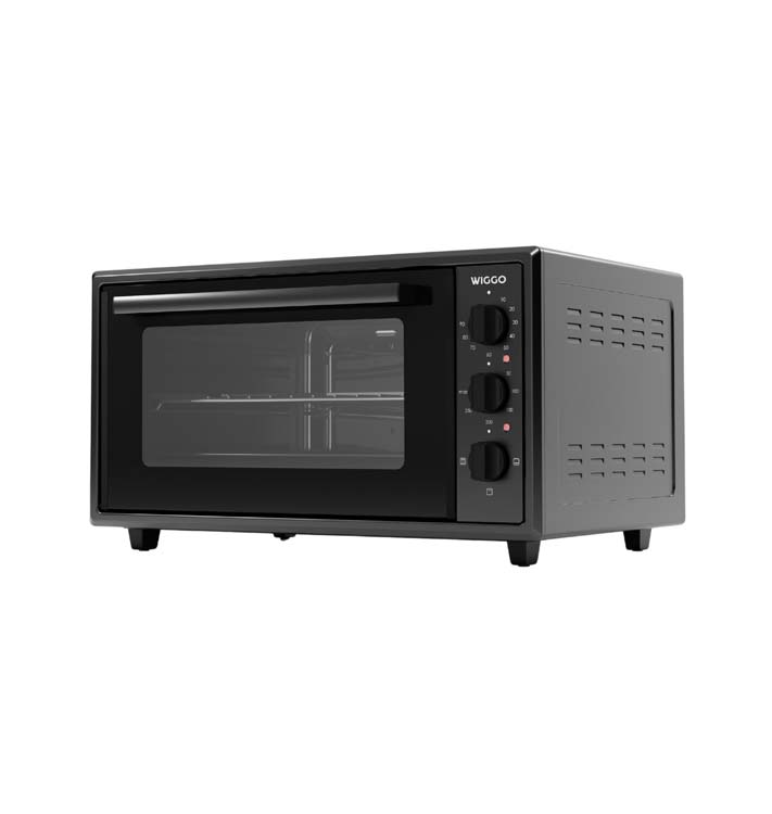 Vrijstaande mini oven zwart 45 liter 2000W