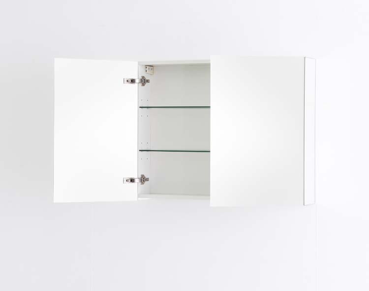Spiegelkast Tim met dubbelzijdige spiegeldeuren 90x70cm