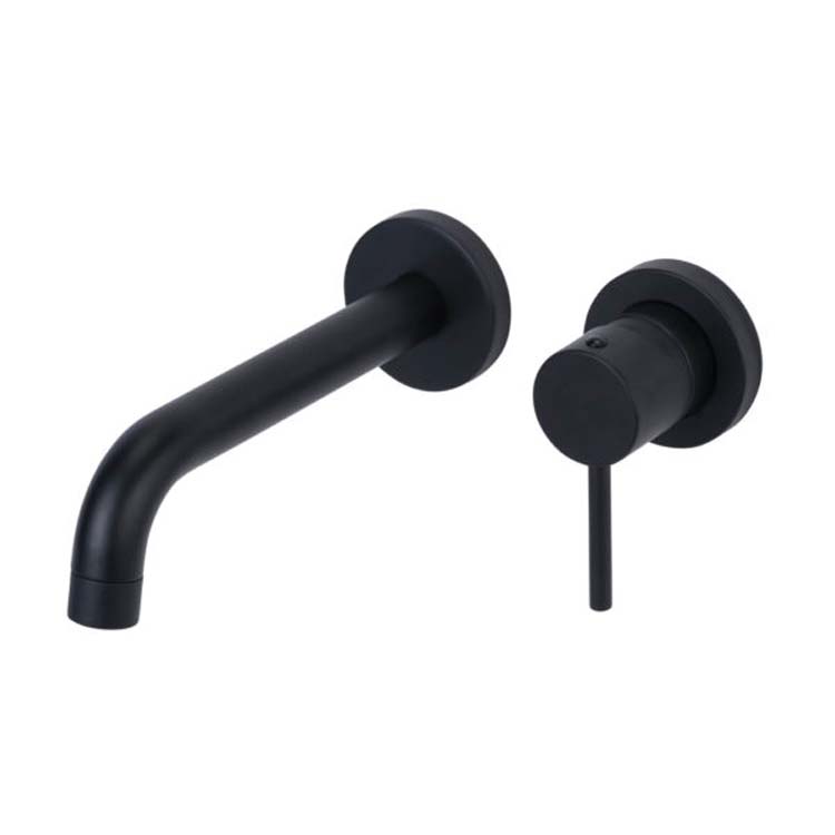 Robinet de lavabo New Country mural noir mat