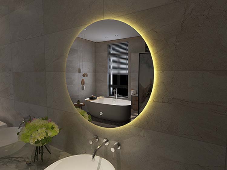 Spiegel Karen rond LED 100cm