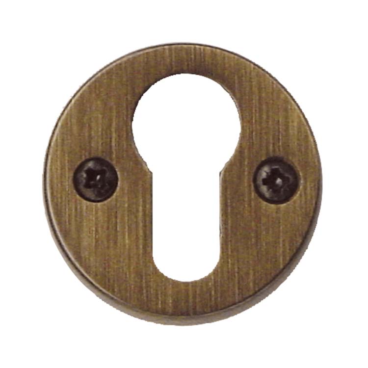 Cilinderplaatje pro lecce oud model brons