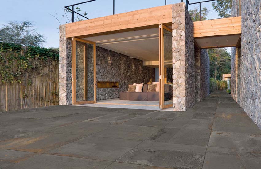 Dalle de terrasse Quantum gris 60x60x2cm
