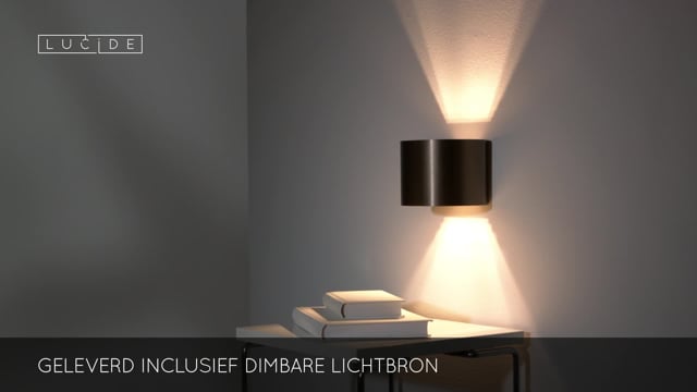 Applique murale - LED Dim. - G9 - 1x4W 2700K - Café - Rond