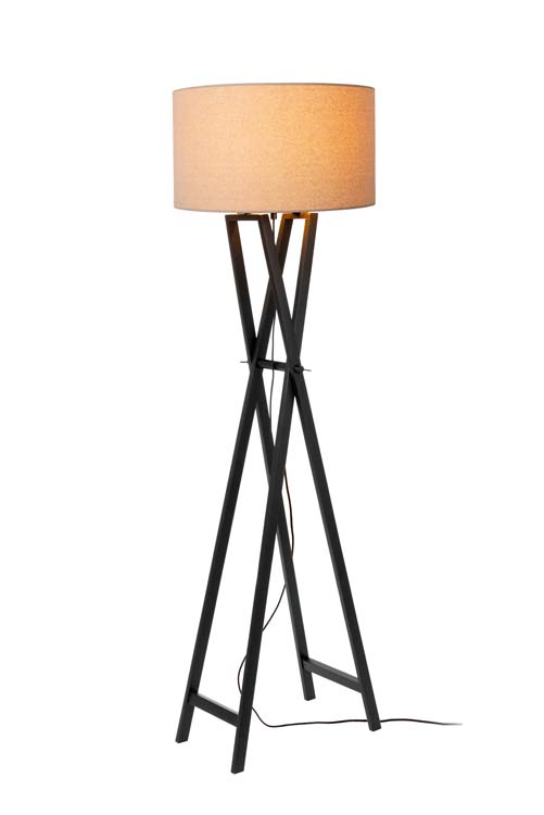 Lucide TRAFALGAR - Lampadaire - 1xE27 - Noir