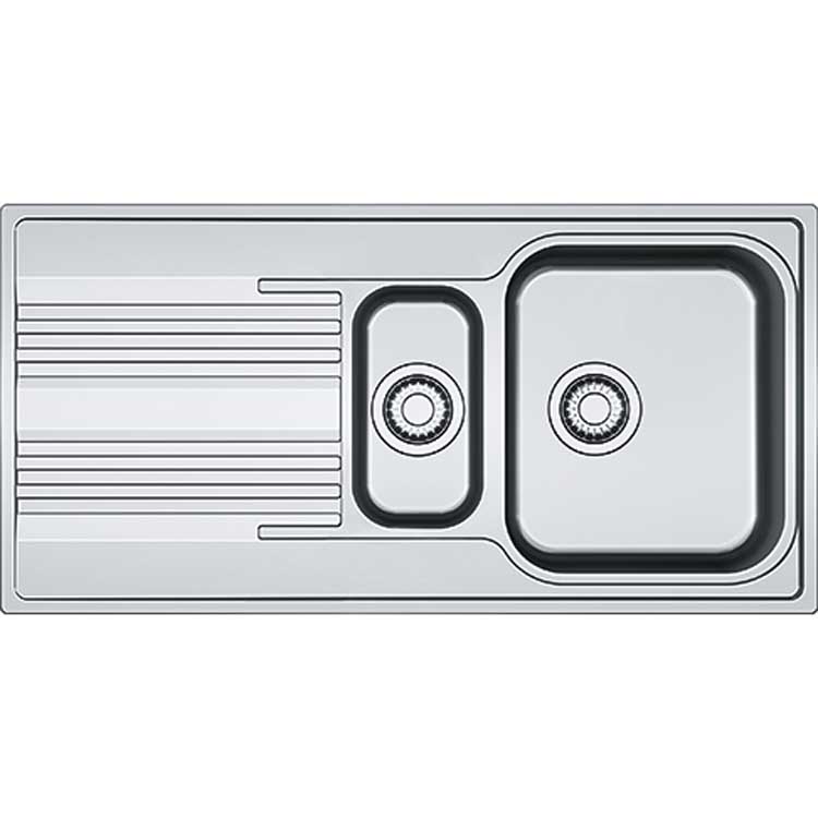 Évier Franke Smart inox 1,5 bac 100x50cm