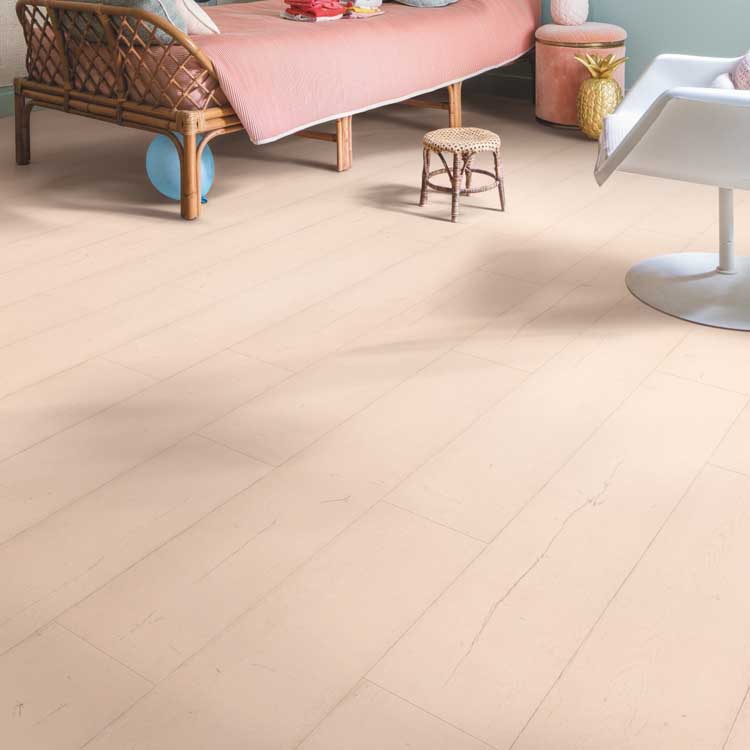 Laminaat Quick-Step Capture 9mm eik geverfd roze 138x21,2cm