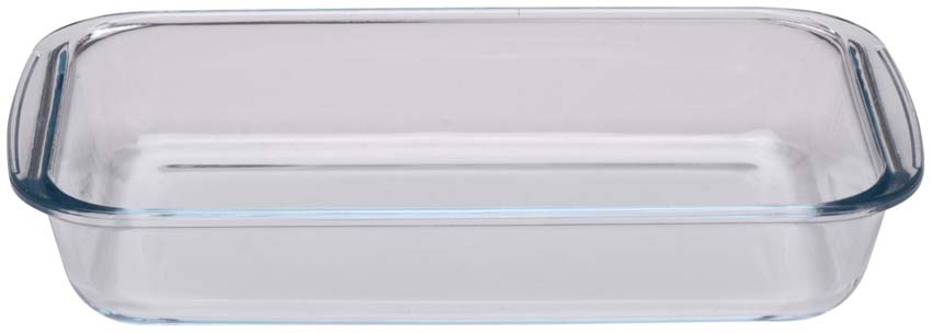 Ovenschaal Alpina transparant rechthoekig set van 3