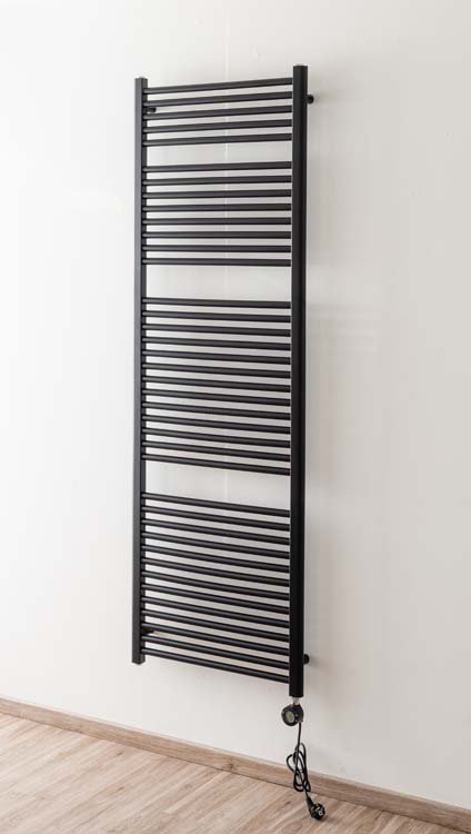 Radiateur électrique Darius single noir 180 x 60 cm 900 watt