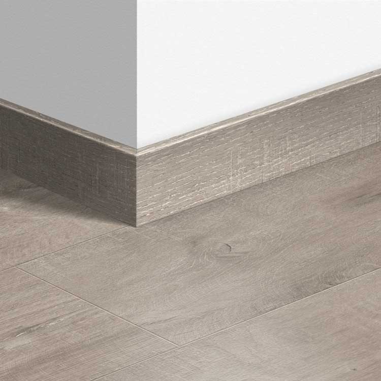 Plinthe parquet Quick-Step 14 x 77 x 2400 mm Chêne dominicano gris