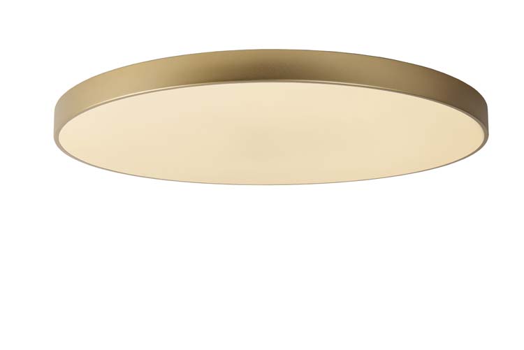 Plafonnier - Ø 80 cm - LED Dim. - 1x80W 2700K - 3 StepDim - Or Mat / Laiton