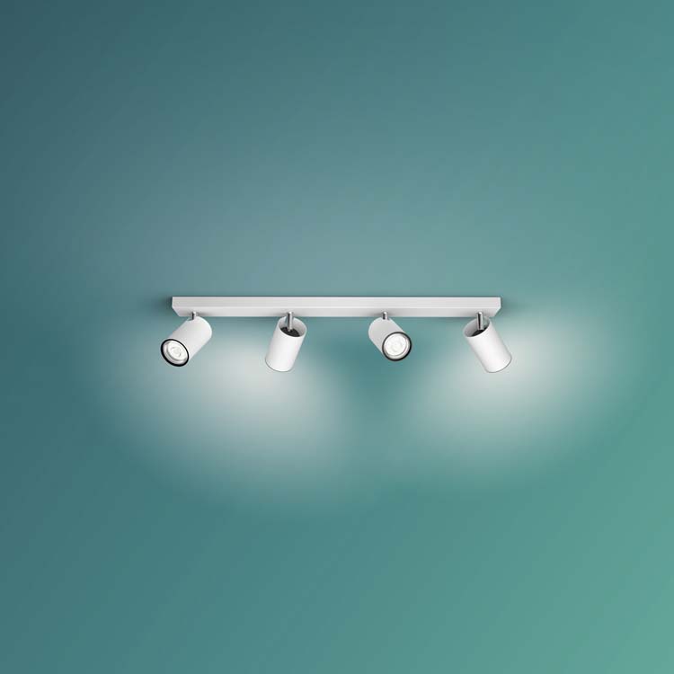 Spot en applique Blanc 4x5,5W