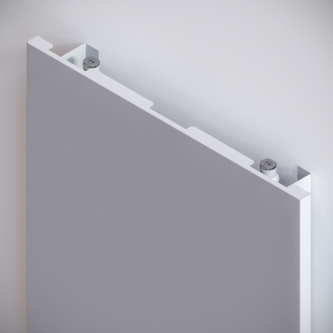 Designradiator Vasco Niva 182x52cm wit 1128Watt
