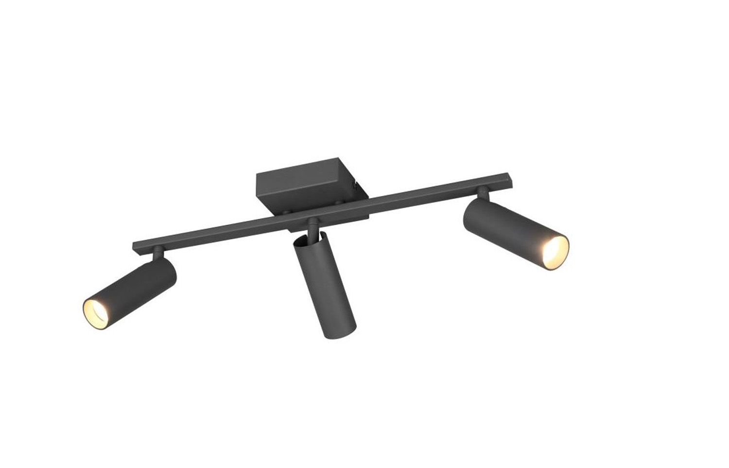 Spots en saillie - anthracite - 46x15x17cm - dimmable - 3xGU10 max. 5W