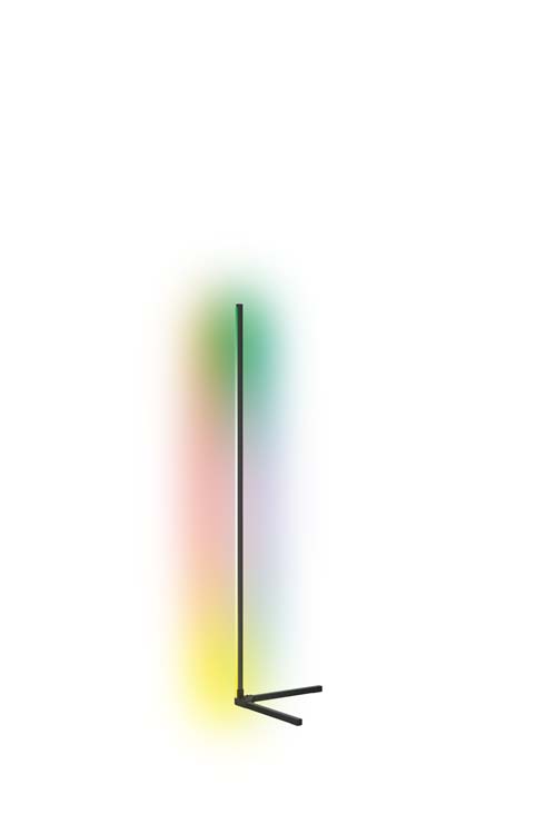 Lampadaire Smart RGB digital blanc chaud 220-240V 12W 500lm 3000K + TC