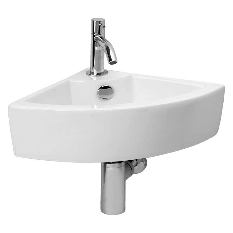 Handenwasserset Karo 32,5x32,5x12,5cm wit