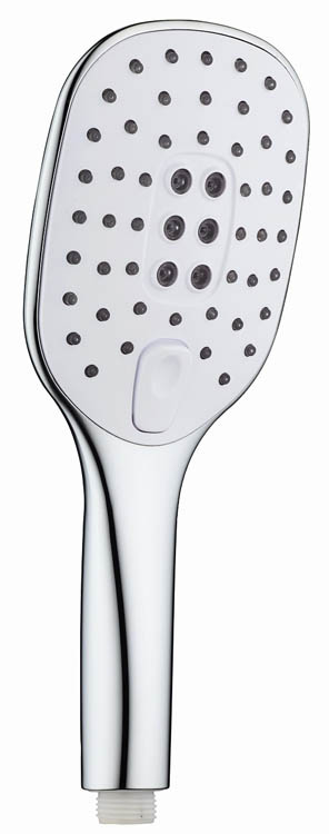 Handdouche Moreno chroom-wit 3 straalsoorten Handdouche Moreno chroom-wit 3 straalsoorten
