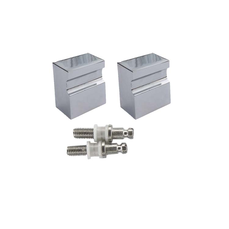 Top arezzo chroom paar voor glas