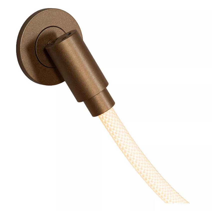 Lucide Vibes Janderin - Wandlamp - LED Dimbaar - CCT - 1x48W 2200K/3300K - Handbewegingssensor - Champagne