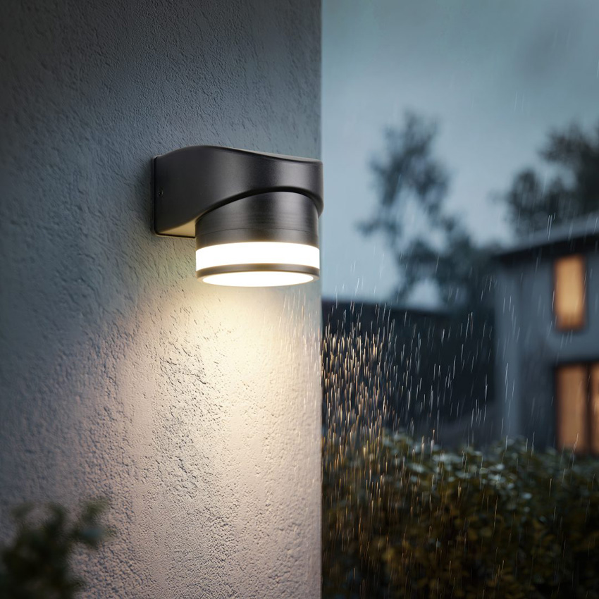 Wandlamp - mat zwart - 10,5x10x12cm - dimbaar - GX53 - 1x10W - 4000K