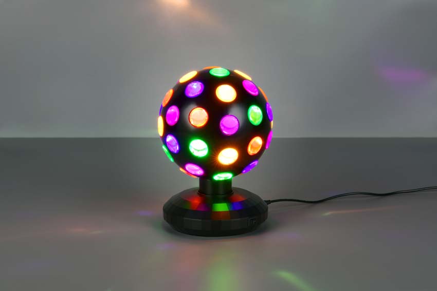 Lampe de table - Noir - Ø15cm - LED - 1x1W - 3000K