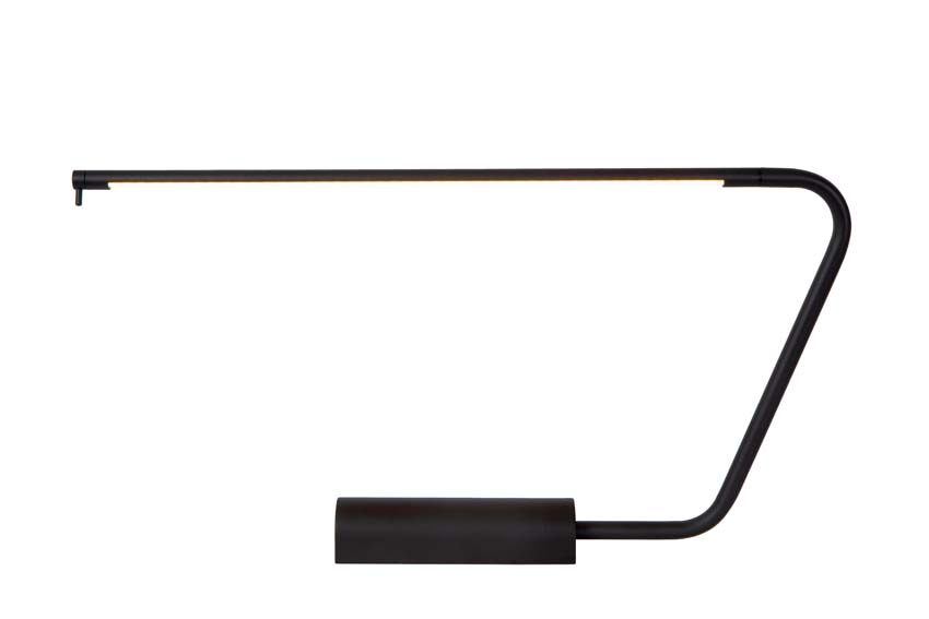 Bureaulamp - LED Dimbaar - 1x6,5W 2700K - Zwart