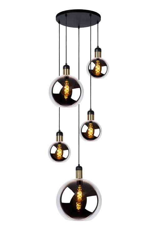 Lucide JULIUS - Suspension - 5xE27 - Fumé Lucide JULIUS - Suspension - 5xE27 - Fumé