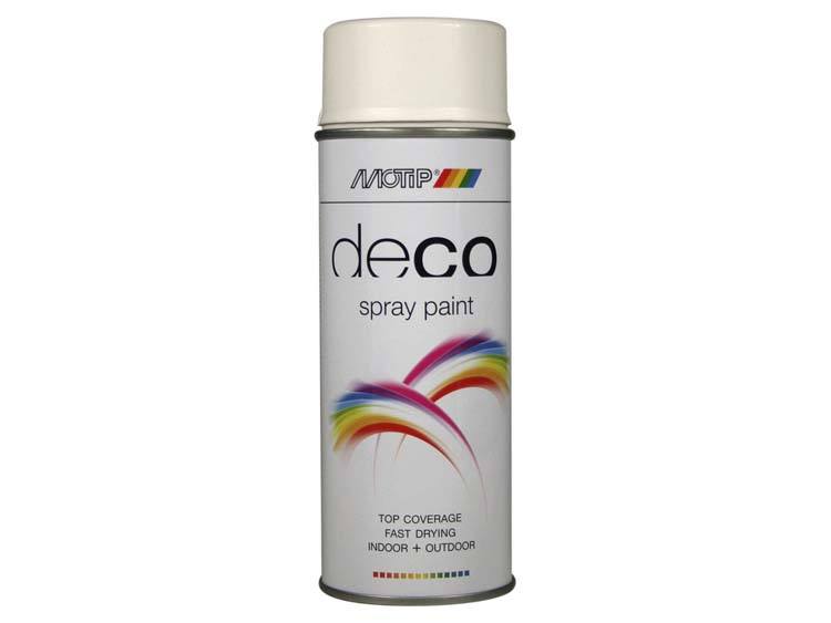 Motip Deco lakspray mat 0,4l helder wit