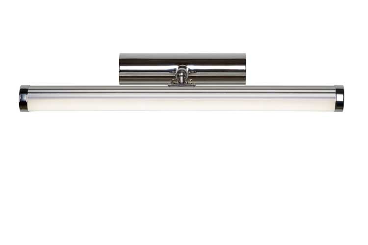 Lucide BELPA-LED - Spiegellamp Badkamer - LED - 1x11W 4000K - IP44 - Chroom