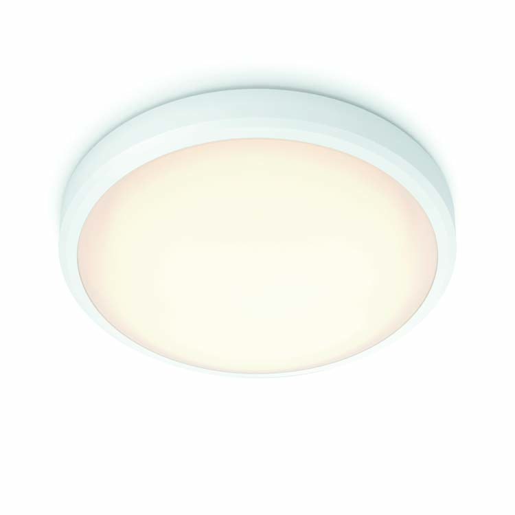 Plafonnier Blanc 17W 2700K IP44