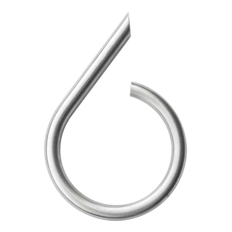 Numéro de maison rond 6 inox plus