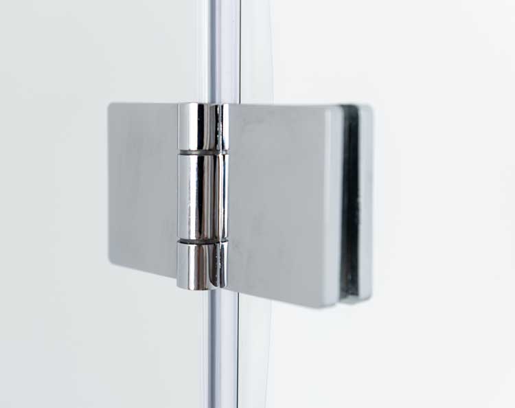 Paroi de baignoire Asher chrome gauche/droite 120x130cm