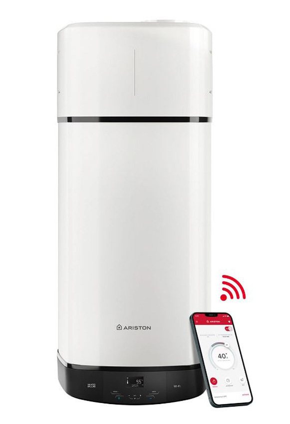 Chauffe-eau thermodynamique Ariston Nuos Plus S2 Wi-Fi avec résistance immergée 110L 1550W
