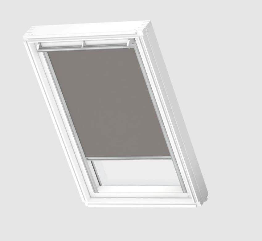 Store enrouleur Velux occultant à commande manuelle gris UK04 0705S
