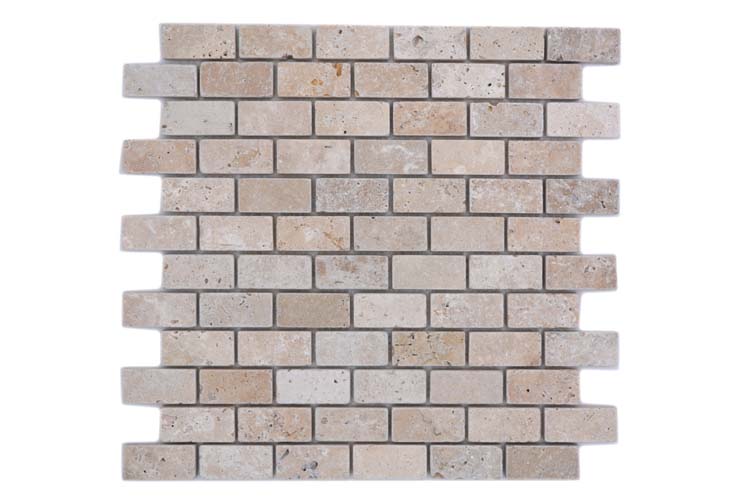 Mosaïque travertin light 30,5 x 30,5 cm