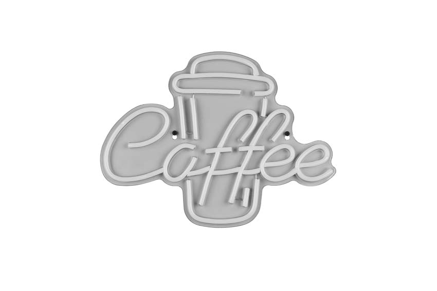 Applique murale - Tasse à café - 40x1x30cm - LED - 1x5W