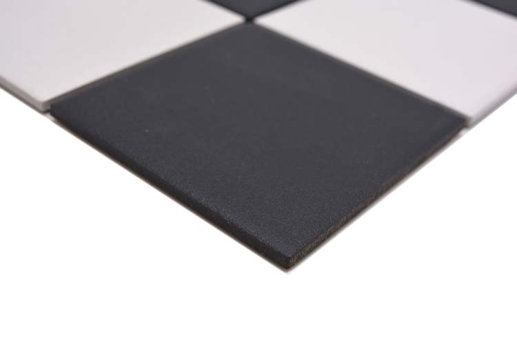 Mosaïque Damier noir/blanc mat 29,8x29,8cm