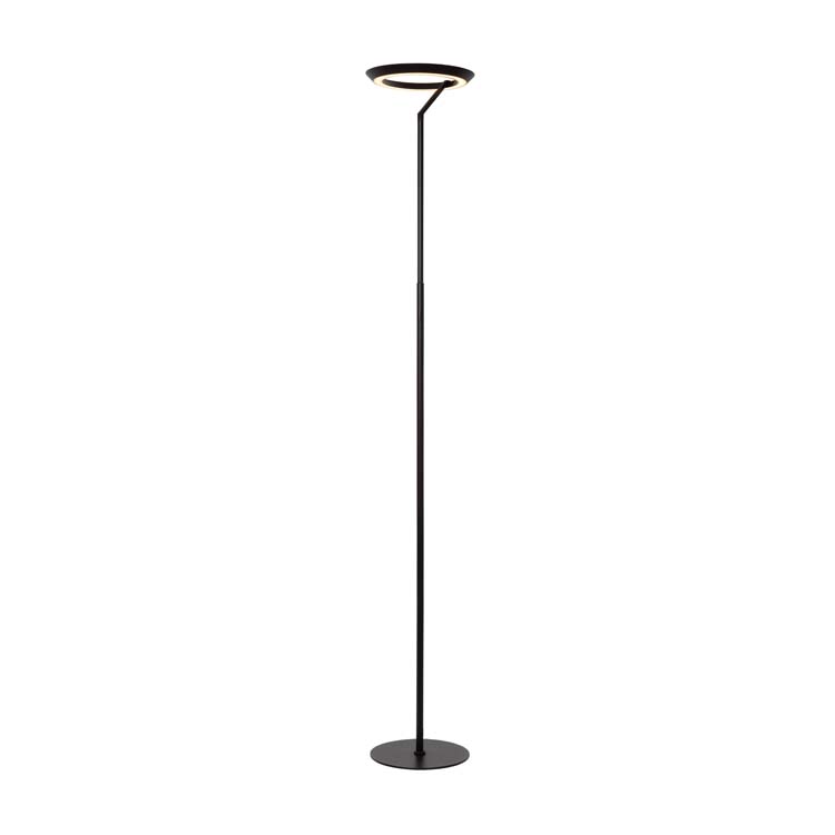 Vloerlamp - Ø 28 cm - Dimbaar - 21W - 2700K - Zwart