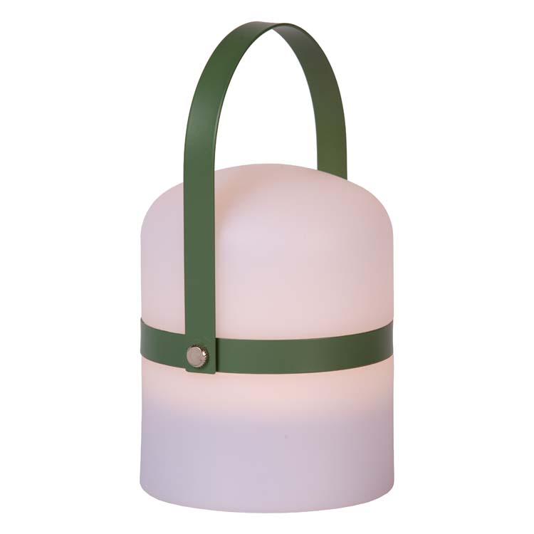 Lampe de table Extérieur - Ø 10 cm - LED Dim. - 1x0,3W 3200K - IP44 - 3 StepDim- Blanc Vert