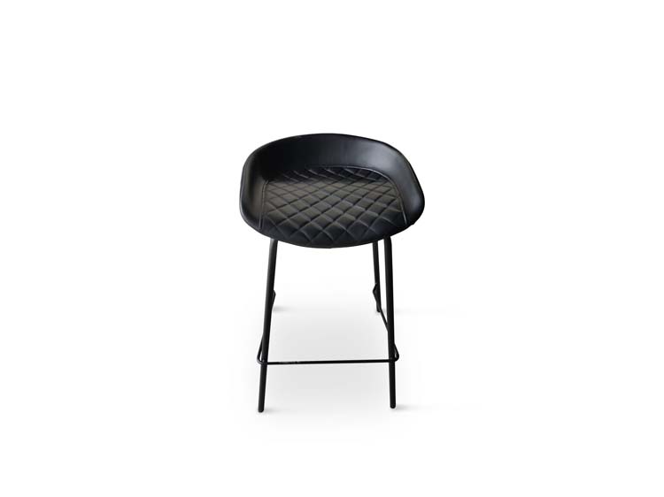 Chaise de bar Ybert noire