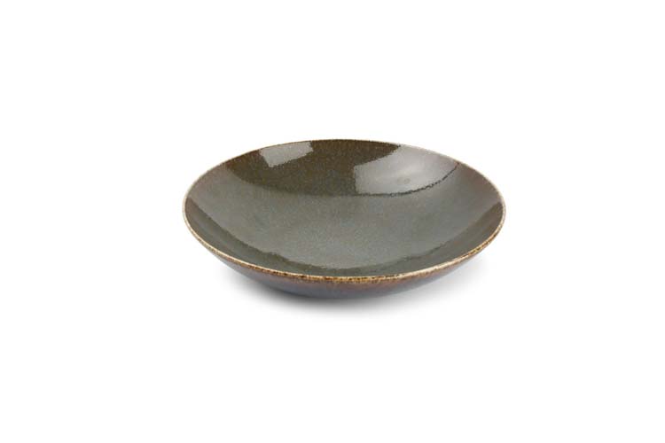 Diep bord 21x5 cm groen Cirro