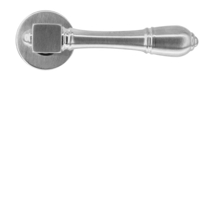 Deurkruk pro luciana inox look zonder rozet