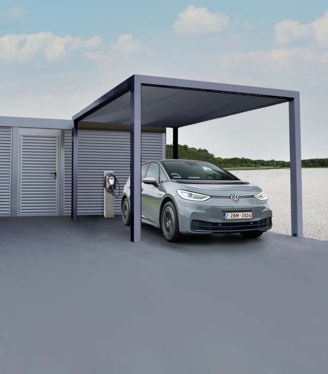Carport Salvador alu anthracite 500 x 300 cm