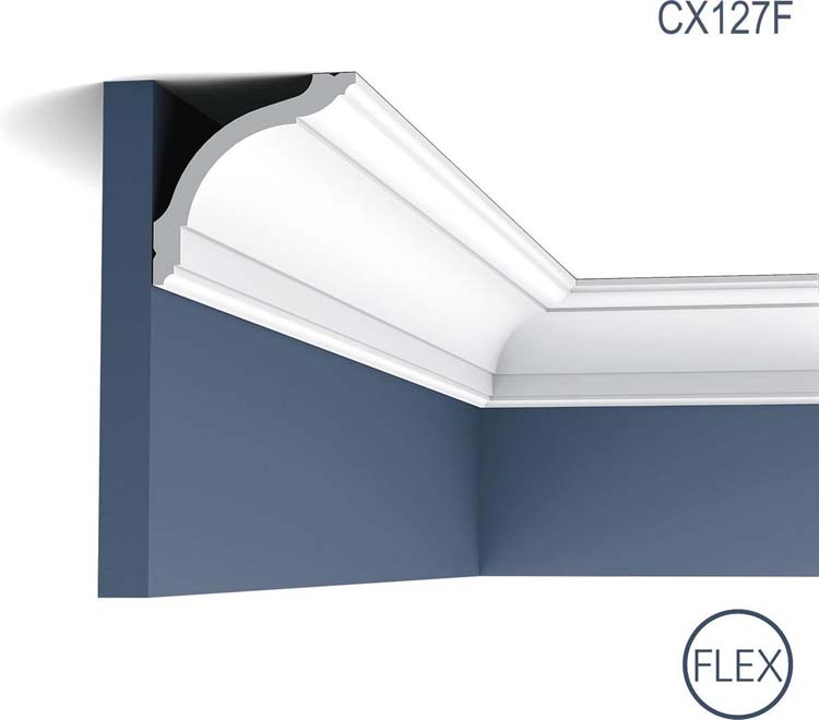 Orac kroonlijst flexibel cx127f 2000x94x94mm