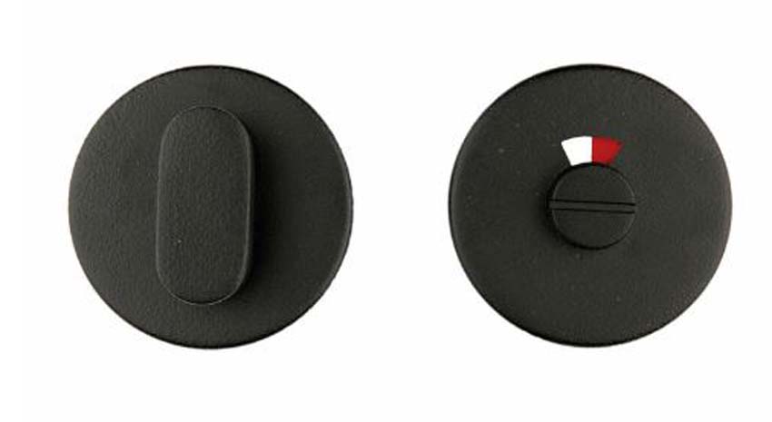WC-garnituur pro Rond shape zwart structuur UV