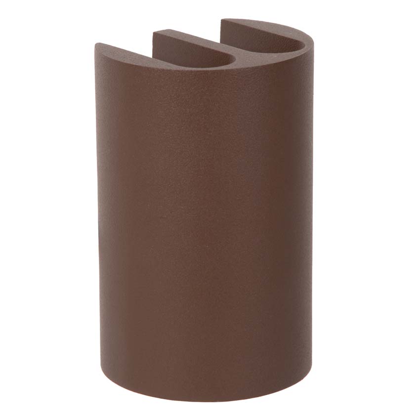 Lucide Essential York - Spot mural / applique intérieur/extérieur - LED - 4x1,2W 2700K - IP54 - Brun rouille