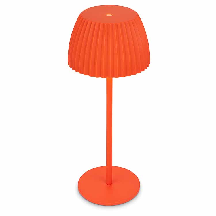 Tafellamp Veluna - oranje - 36.5cm - dimbaar - LED - 2W - 2700K - IP44 - USB